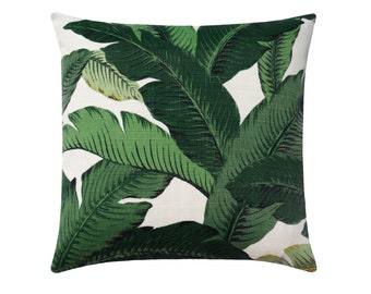 leaf print pillows