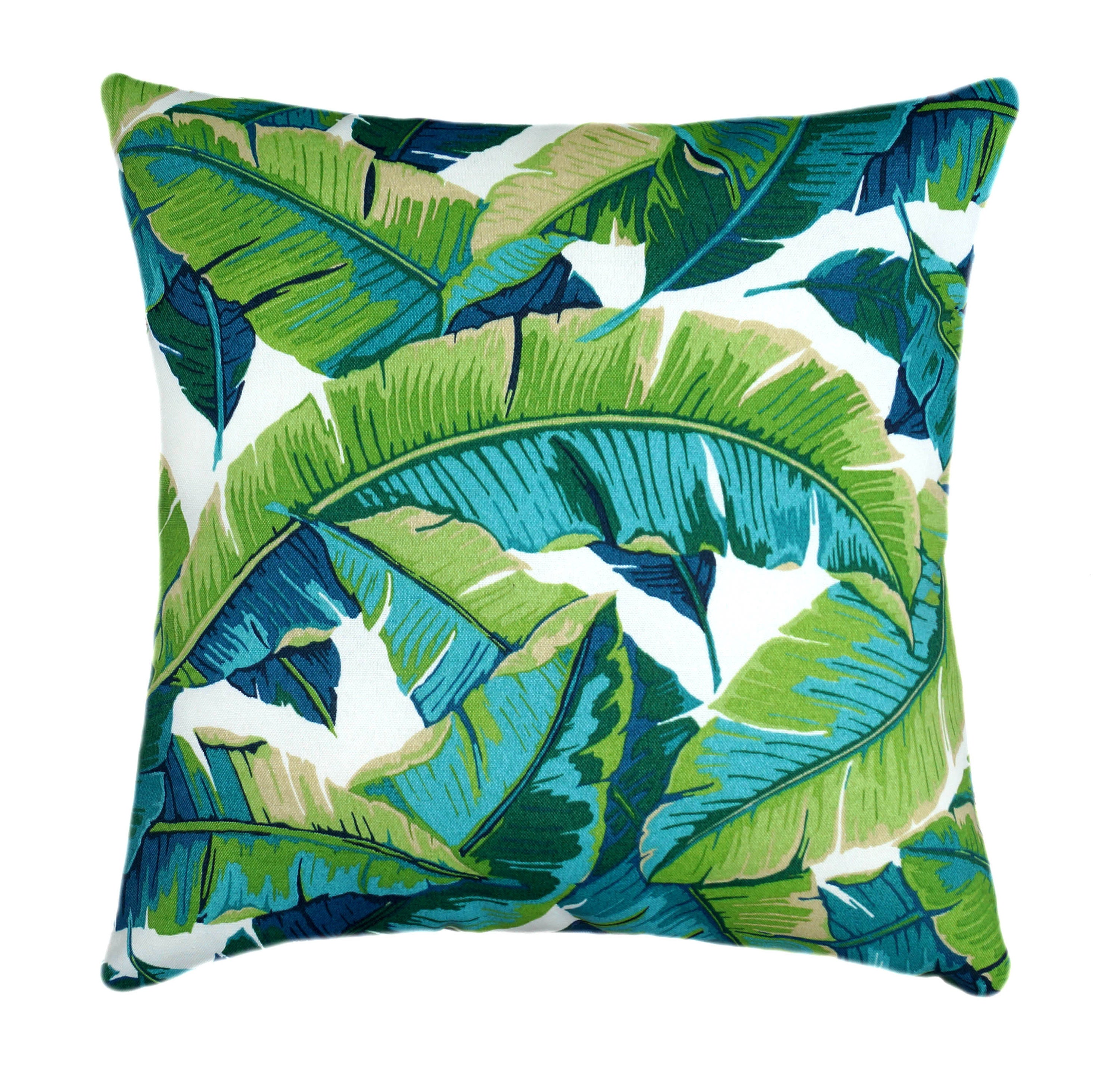 Green Palm Print Pillow Cover Palm Beach Regency Decor Etsy