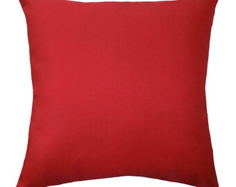 crimson throw pillows