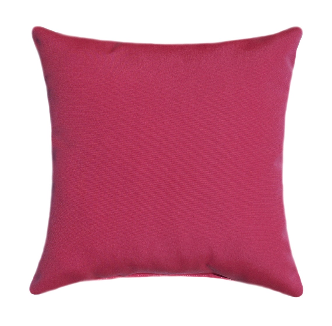 Hot Pink Outdoor Throw Pillow Cover Solid Sunbrella Canvas Etsy
