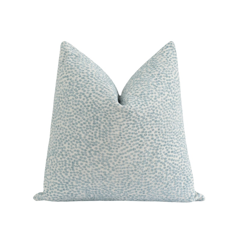 Mist Blue Chenille Pillow Sham - 20x20 in