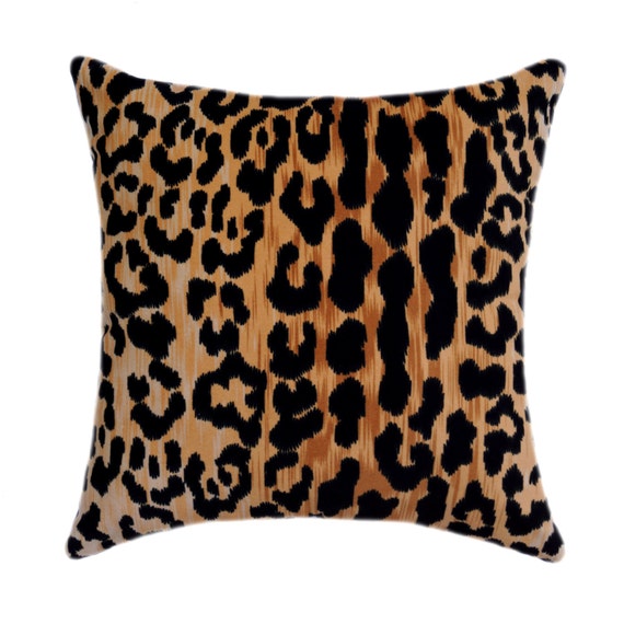 cheetah throw pillow