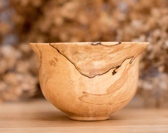 Miniature Wooden Bowl - Spalted Maple