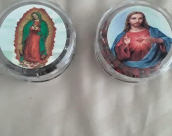 Set of 2 Rosaries red & black