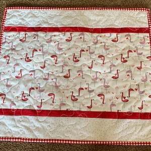 Flamingo table runner