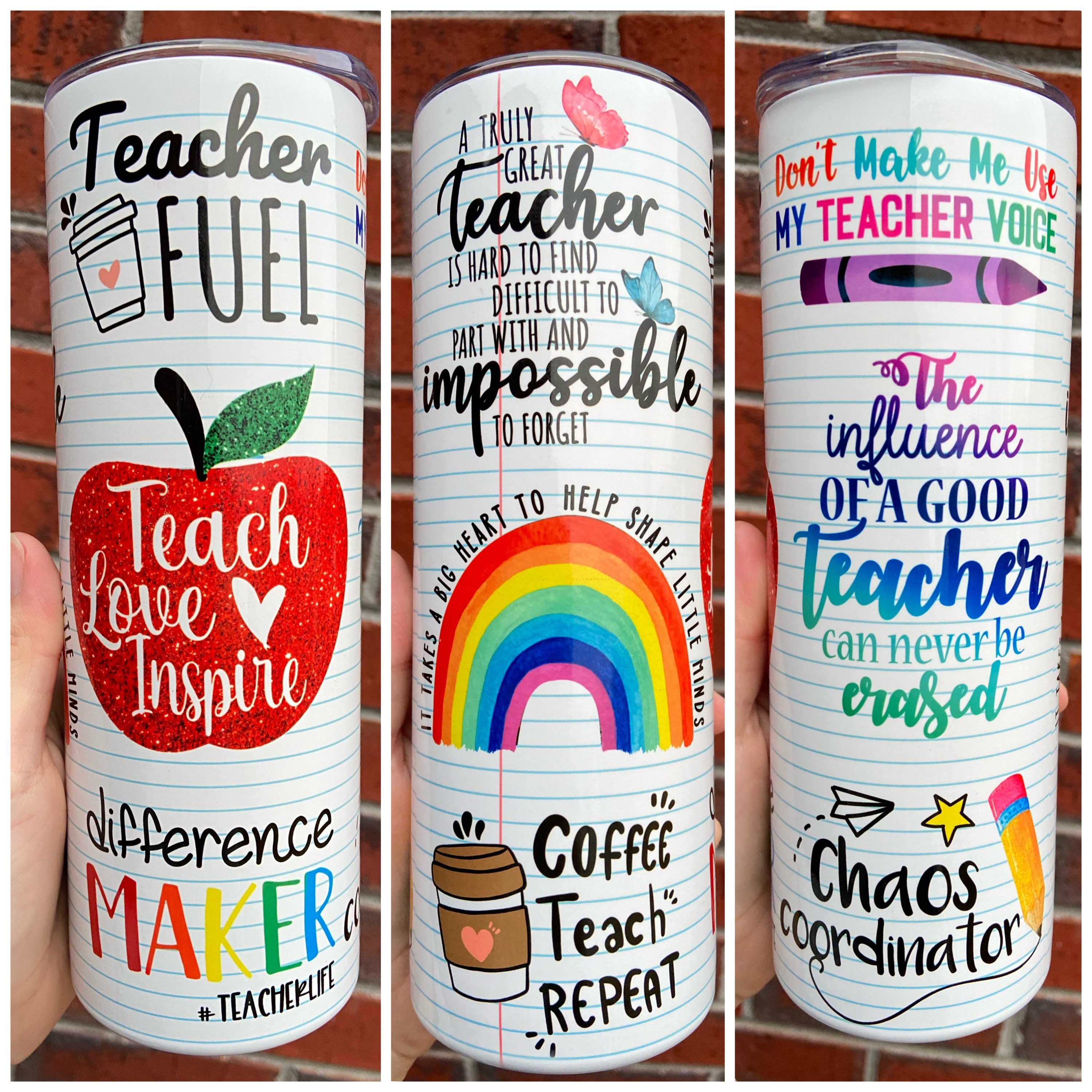Teacher tumbler, Teacher life, Teacher appreciation, Teacher gift, End –  Sweet Tee and Sips