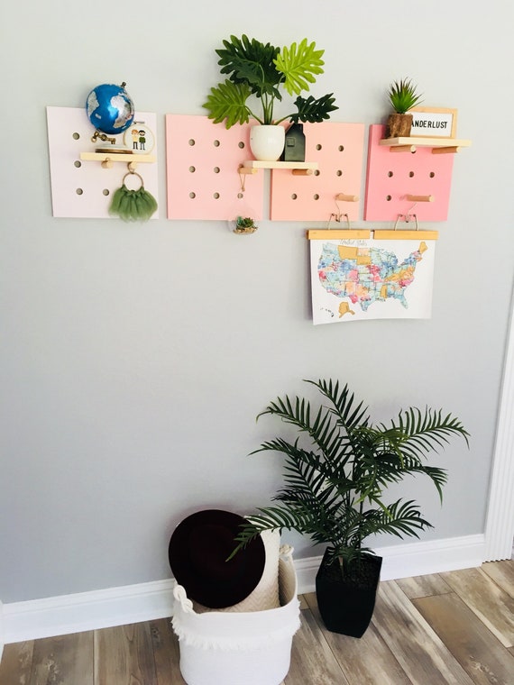 Set Of 4 Mini Pegboard Displays Pegboards Wall Display Mini Pegboard Displays Pegboards Wall