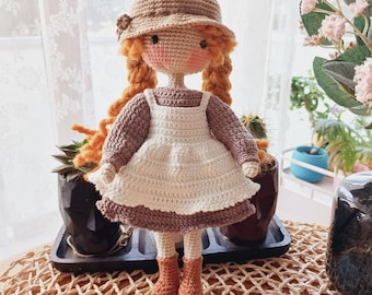 Modèle de poupée au crochet Amigurumi : adapté aux débutants (Modèle PDF)