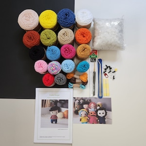 Crochet Kit, Halloween Crochet Kit, Amigurumi Kit, DIY Kit Gift for Crocheter