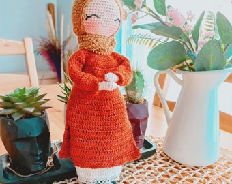 Crochet Hijab Doll Amigurumi Pattern (PDF File)