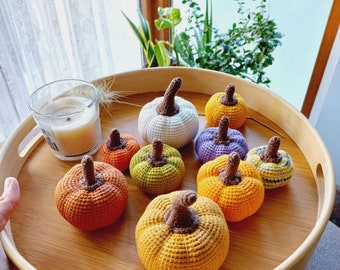 Crochet pattern Pumpkin, Halloween Pumpkin Crochet Pattern, Harvest Time Pumpkins Crochet Pattern, Pumpkin Stack in 5 sizes, Autumn Pumpkins