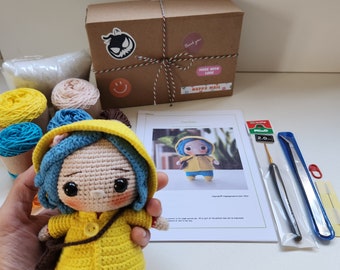 Amigurumi Crochet Kit, DIY Craft Project, Mother Daughter Gift