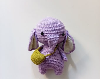 Amigurumi Elephant Crochet Pattern: 5" Toy Tutorial (PDF Pattern)
