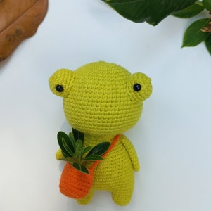 Frog Crochet Pattern, For Beginners Crochet Pattern Frog, Amigurumi Miniature Frog Pattern, Crochet Frog, Mini Frog, Pocket Frog, Baby Frog