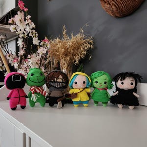 Crochet Patterns, Bundle 6 in 1 Crochet Pattern, Amigurumi Mini Doll Pattern