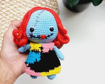 Patrón de crochet amigurumi de Halloween, muñeco navideño (patrón PDF)