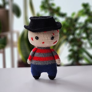 Crochet Pattern, Halloween Crochet Pattern, Amigurumi Fredy Doll Crochet Pattern