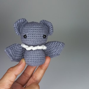 Bat Crochet Pattern, Cute Crochet Bat PDF Pattern, Amigurumi Halloween Bat Plushie, Easy DIY Soft Toy Tutorial Instant Download