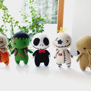 Crochet Pattern Bundle, Halloween Amigurumi Pattern, Bundle 5 in 1 Crochet Patterns