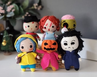 Halloween Crochet Pattern, Amigurumi Horror Collection (PDF Pattern)