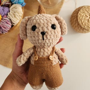 Crochet Dog Pattern, NO SEW Crochet Pattern, Plush Puppy Crochet Pattern, Crochet Baby Lovey, Crochet Puppy Lovers