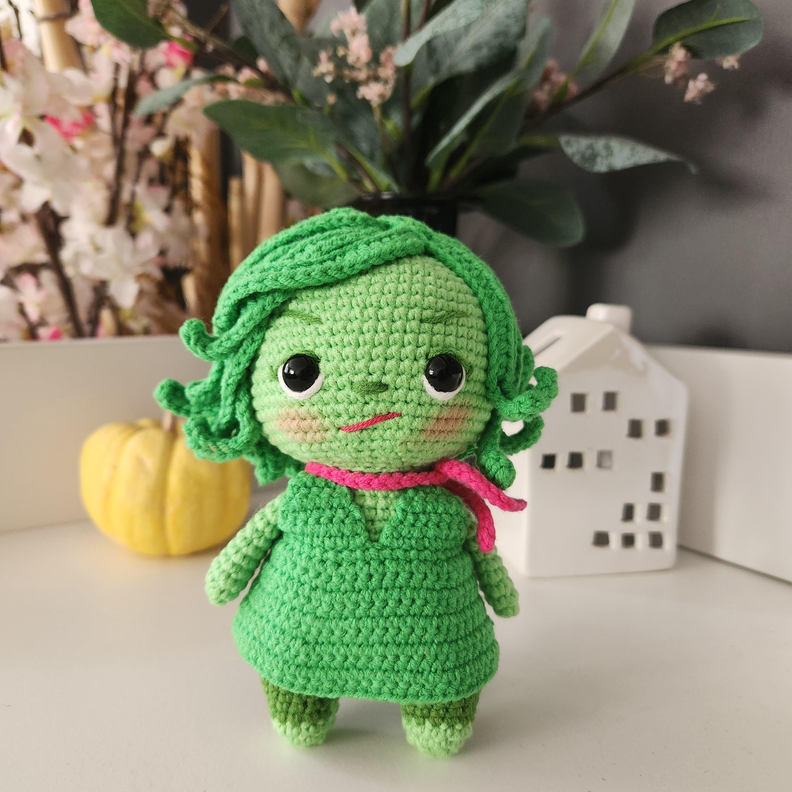 Disgust Crochet Pattern, Disgust Inside Out Crochet, Disgust Inside Out, Amigurumi Pattern
