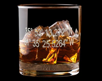 Where It All Began Engraved Whiskey Glass - Valentines Gift for Him -  Love Gifts - Gifts for Groom - Gifts for Fiance