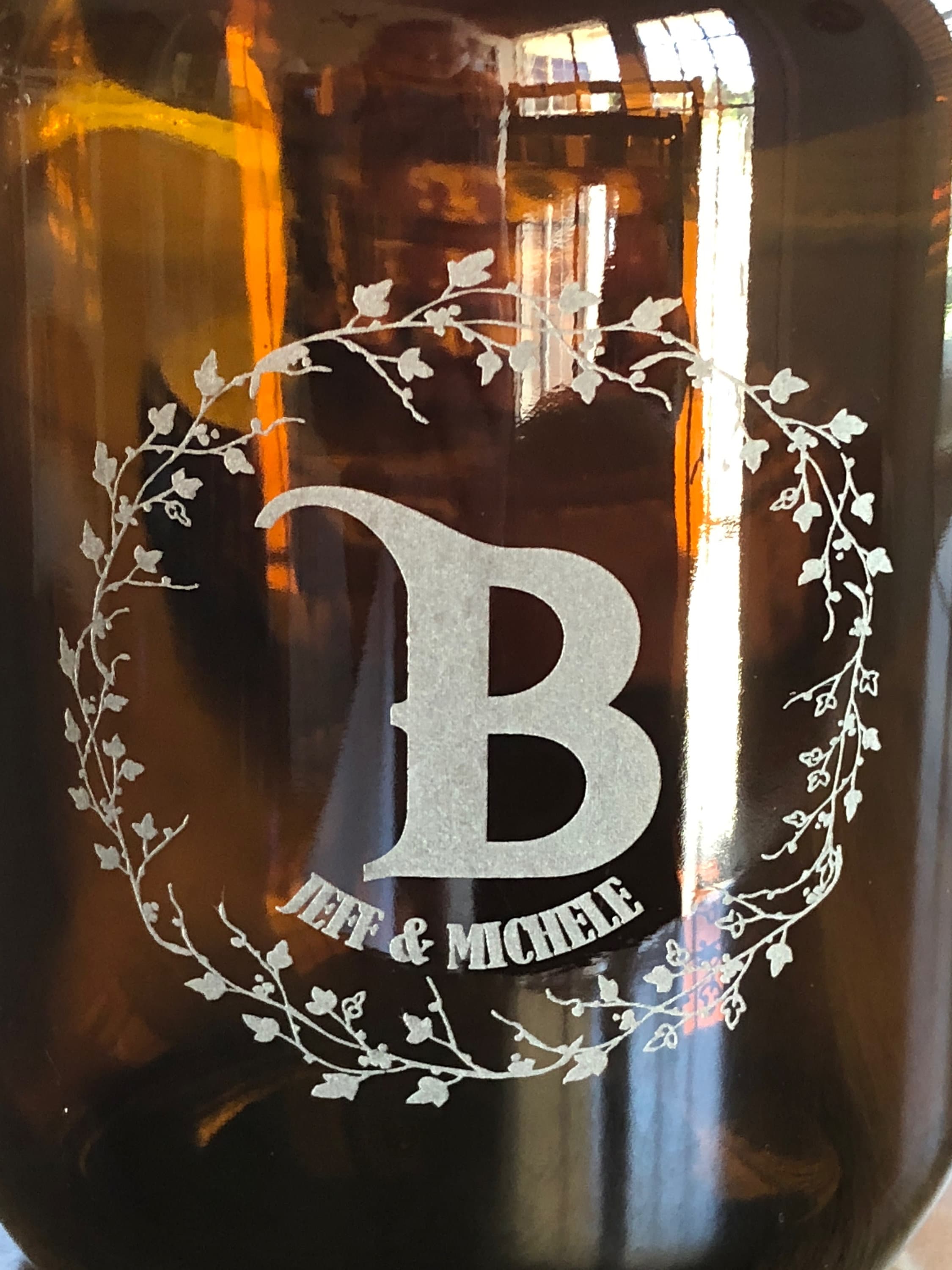 Growler Engagement Gifts for Couple Add Glasses to make a Etsy