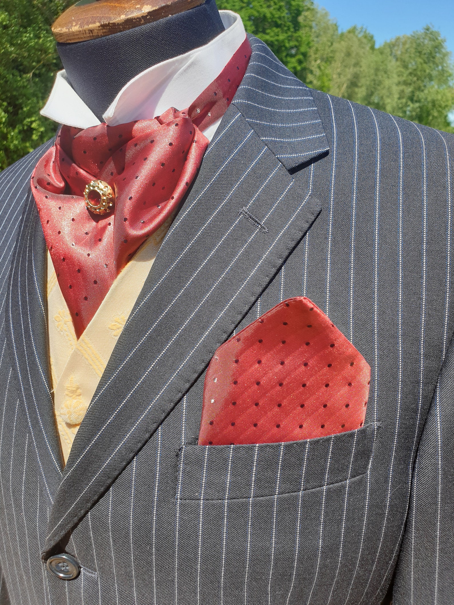 teal silk tie