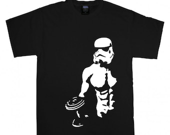 Stormtrooper Star Wars Mens Workout  T-Shirt Tee Shirt