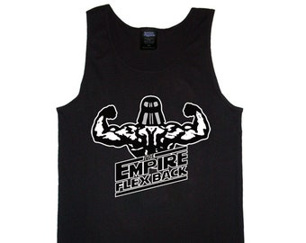 Empire Flex Back Star Wars Mens Workout Tank Top T-Shirt Stringer Muscle Racerback Golds Gym Bodybuilding Tops Stormtroopers