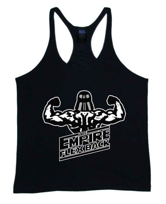 The Empire Flex Back Star Wars Mens Workout Tank Top T-shirt Stringer  Muscle Racerback Golds Gym Bodybuilding Tops 