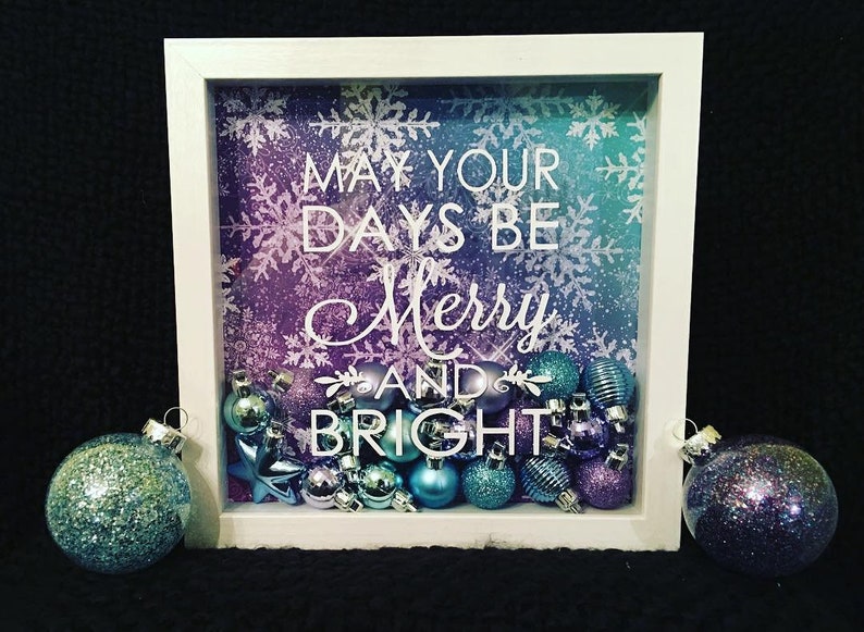 May Your Days Be Merry and Bright Shadow Box image 1