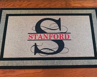 Personalized Door Mat | Floor Mat | Welcome Mat |  Housewarming Gift |  Wedding Gift | Closing Gift