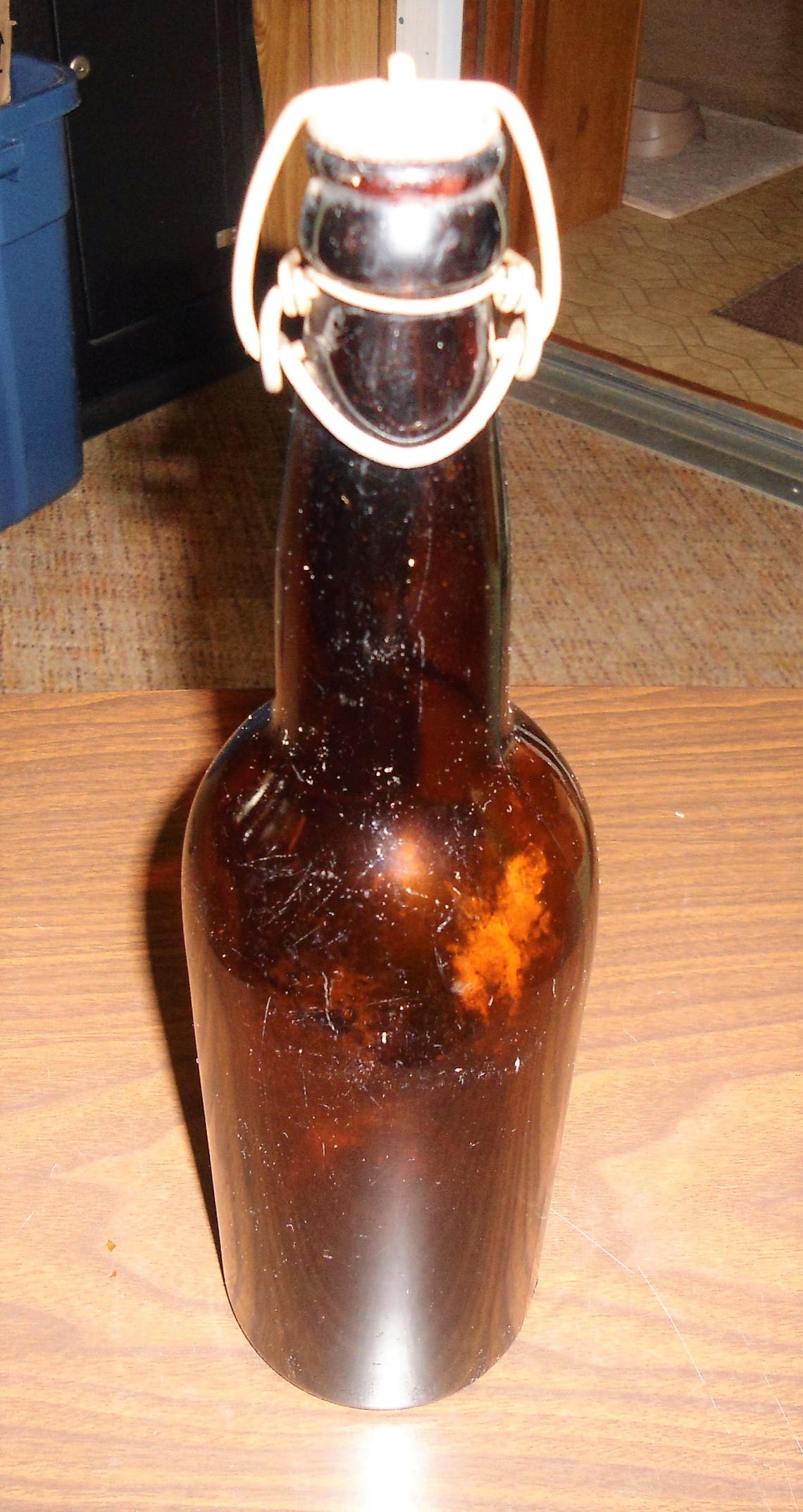 Antique Glass Wire Bail Top Old Bottles Amber Bottles Etsy
