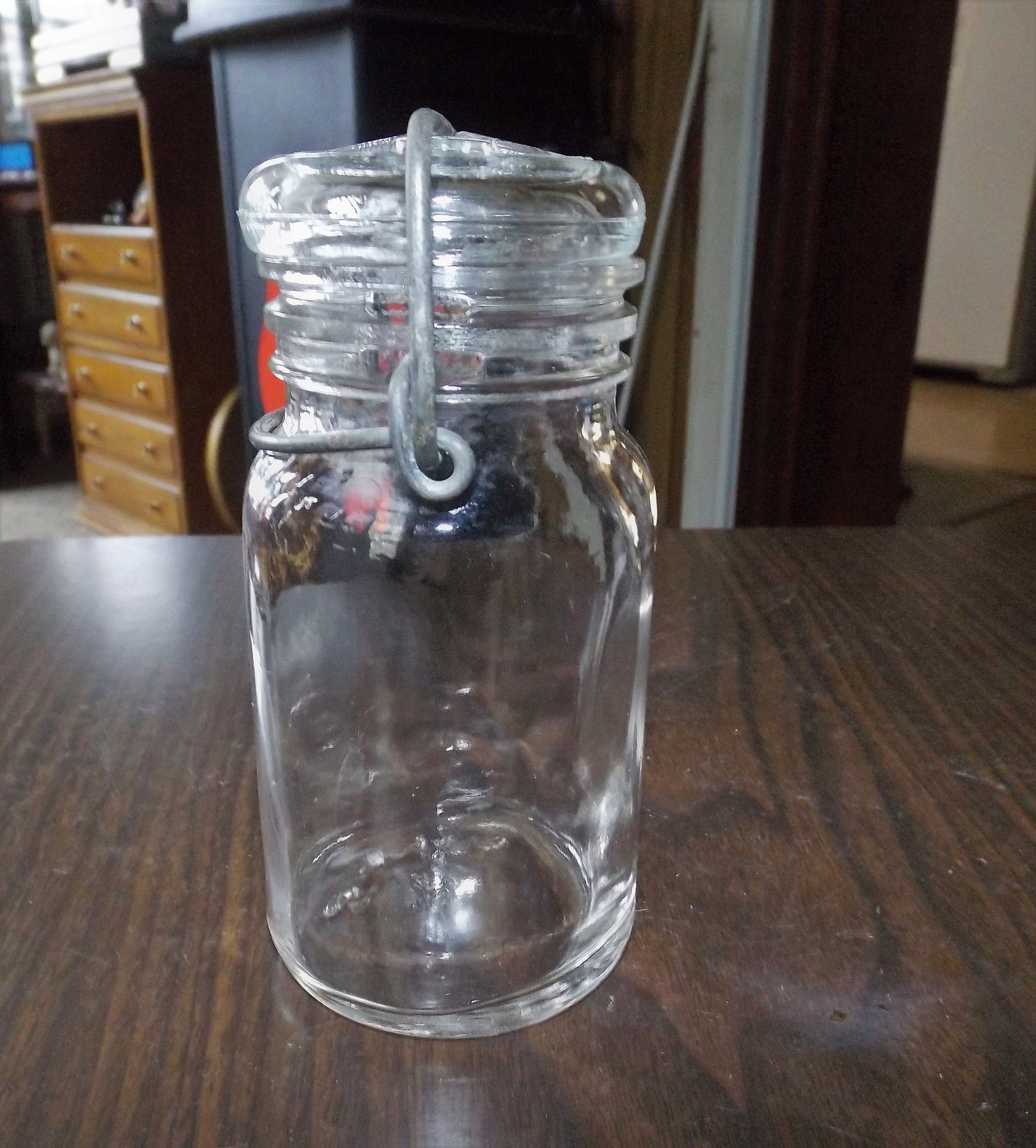 Vintage Wire Side Jars Wire Bail Jars Canning Jars Glass Etsy