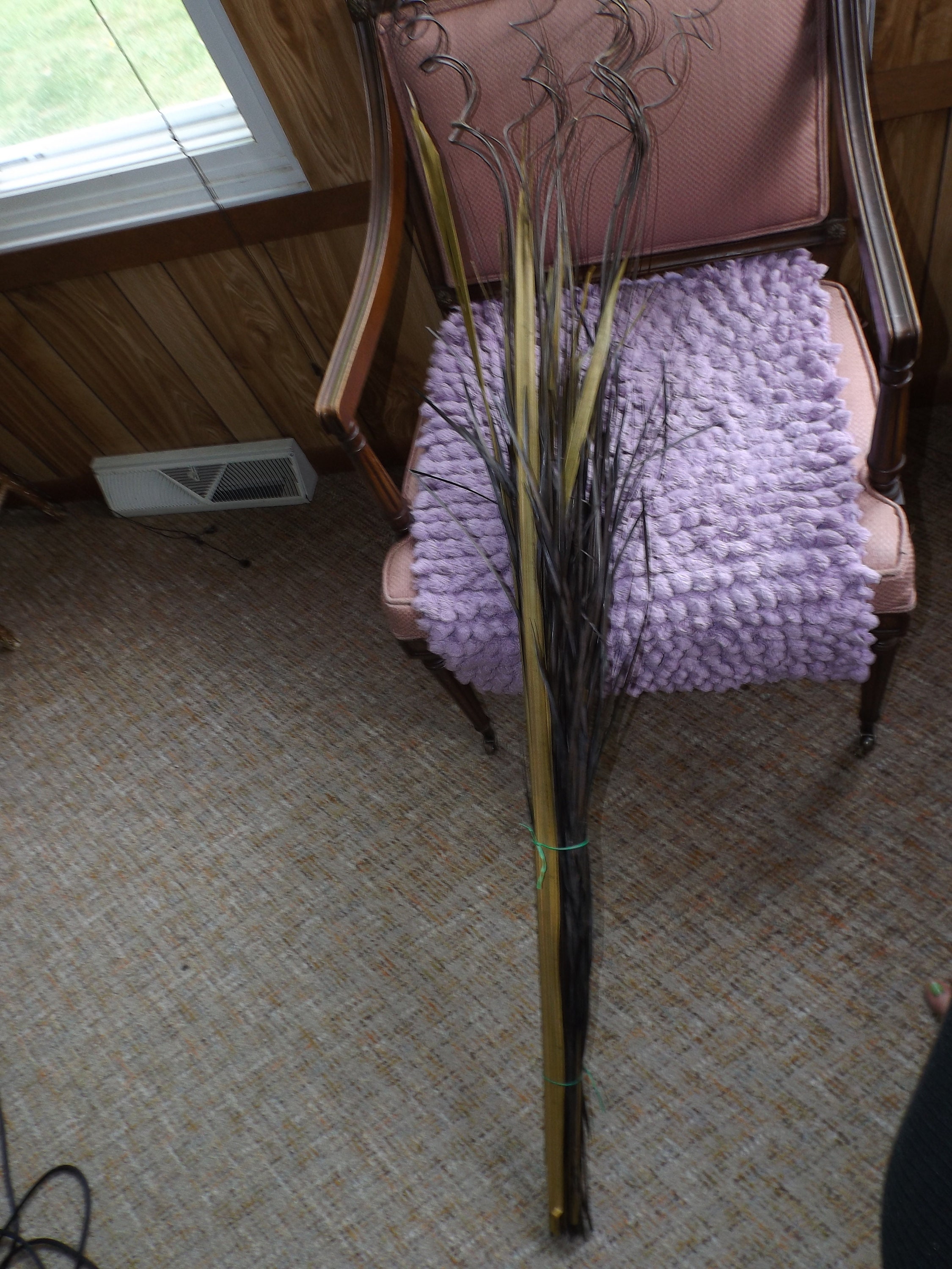 Vintage Sprays Floral Arrangement Vase Sprays Natural Tall