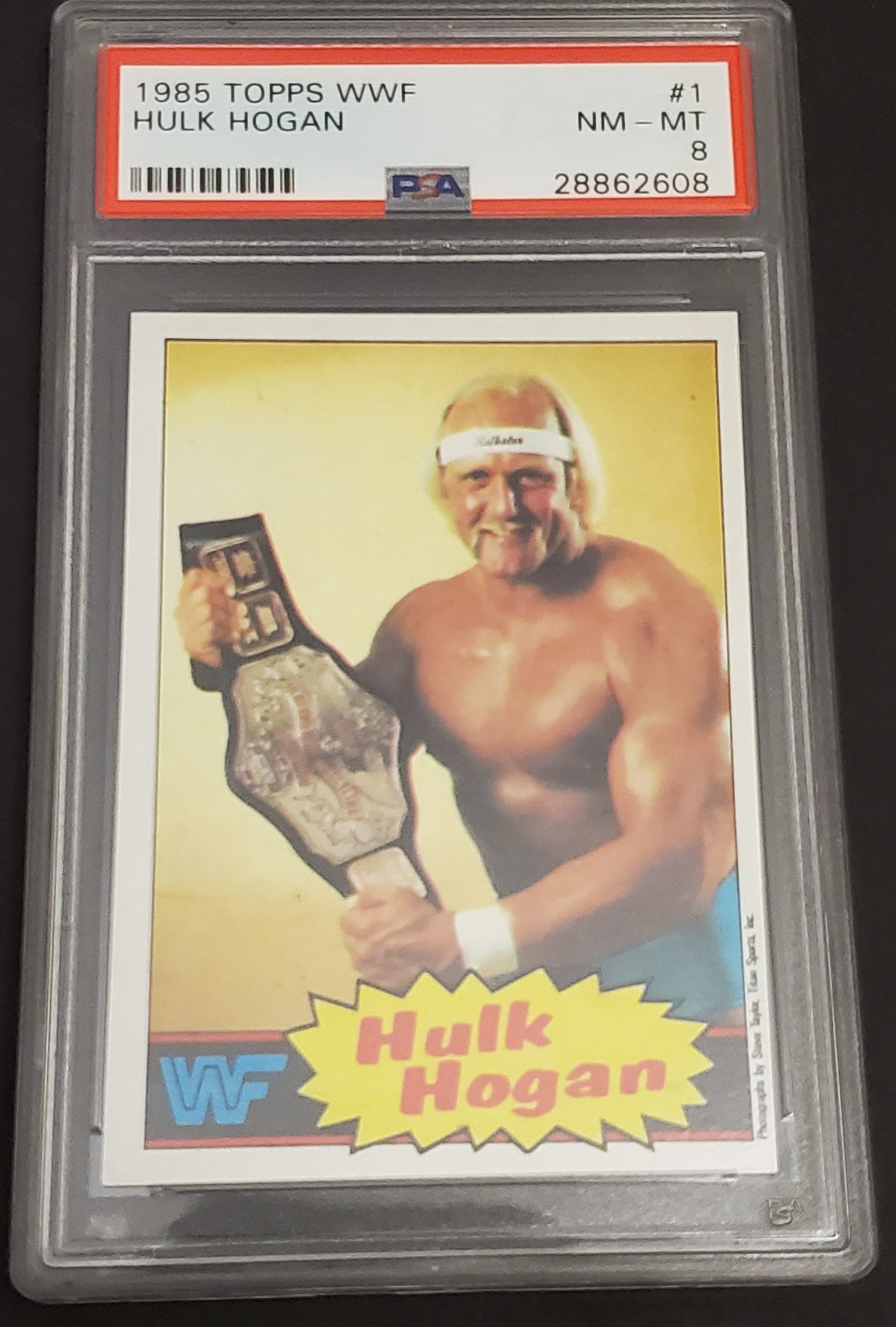1985 Topps WWF Hulk Hogan Rookie Card PSA NR Mint 8 | Etsy