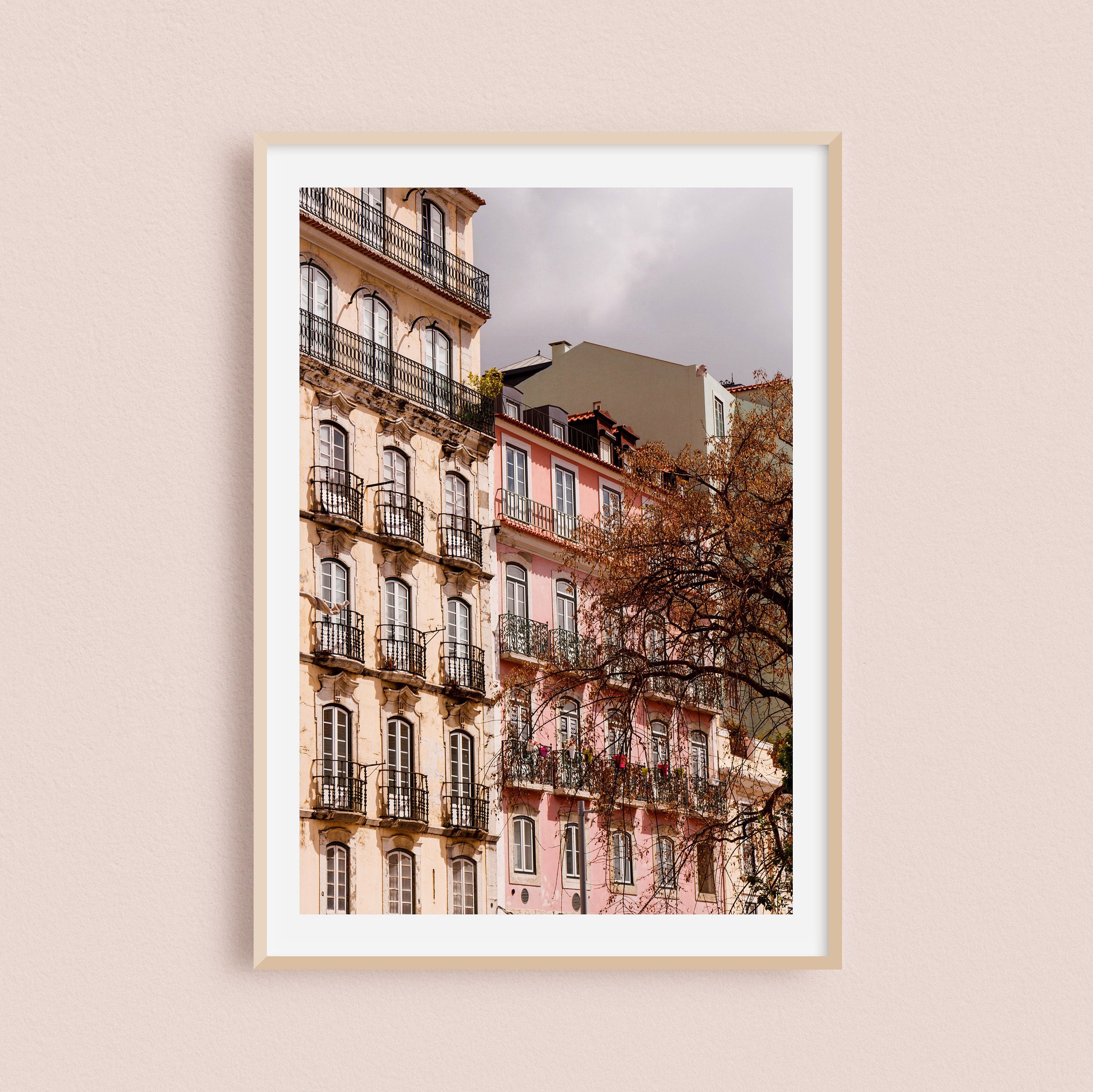 Impression Photo et Toile Des Immeubles de Lisbonne Au Portugal