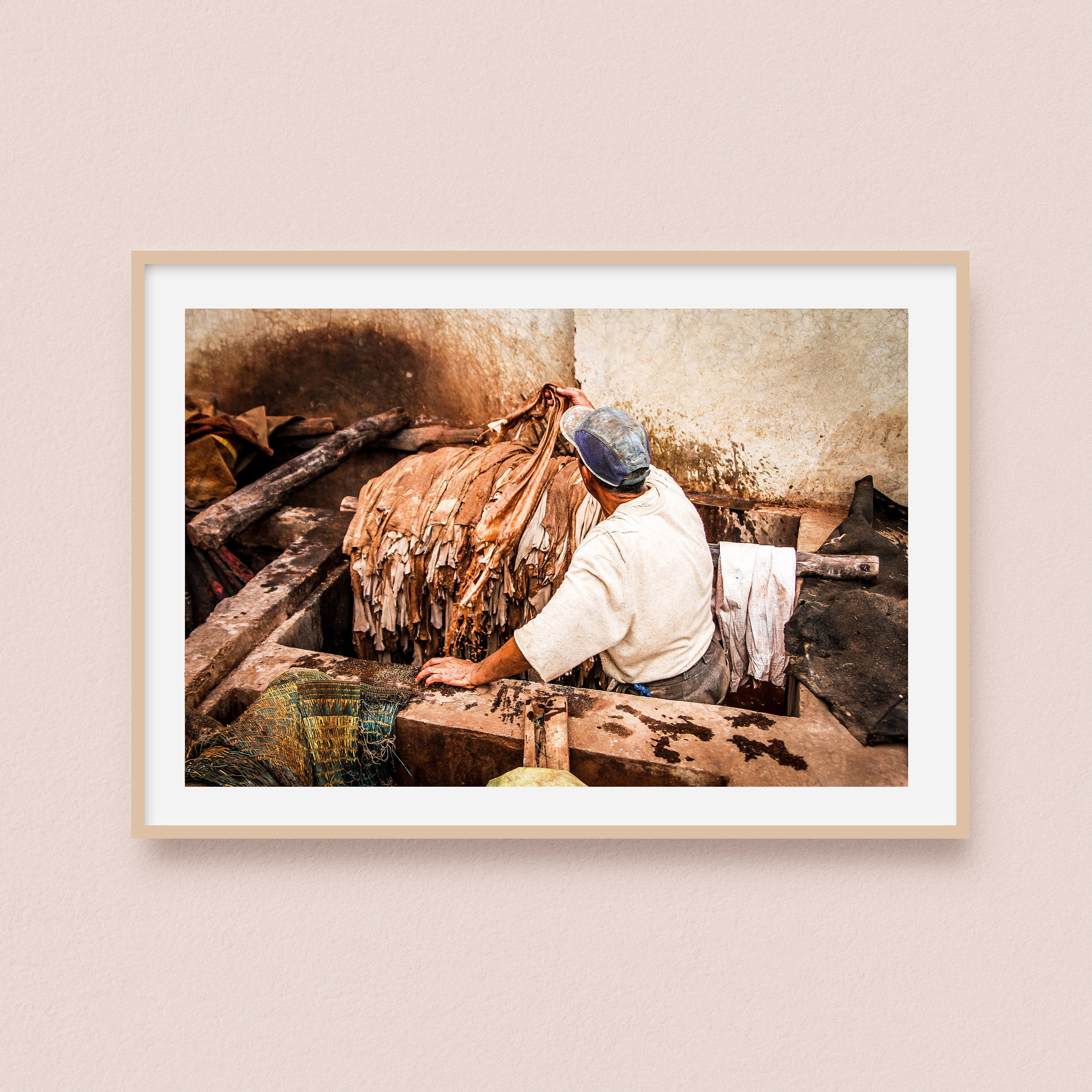 Impression Photo et Toile de La Tannerie Marrakech Au Maroc