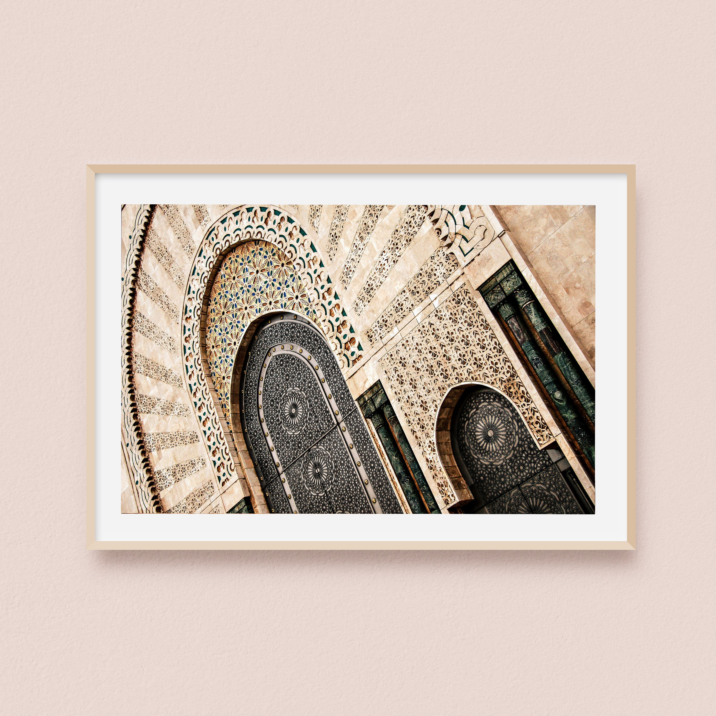 Impression Photo et Toile de La Mosquée Hassan Ii à Casablanca Au Maroc