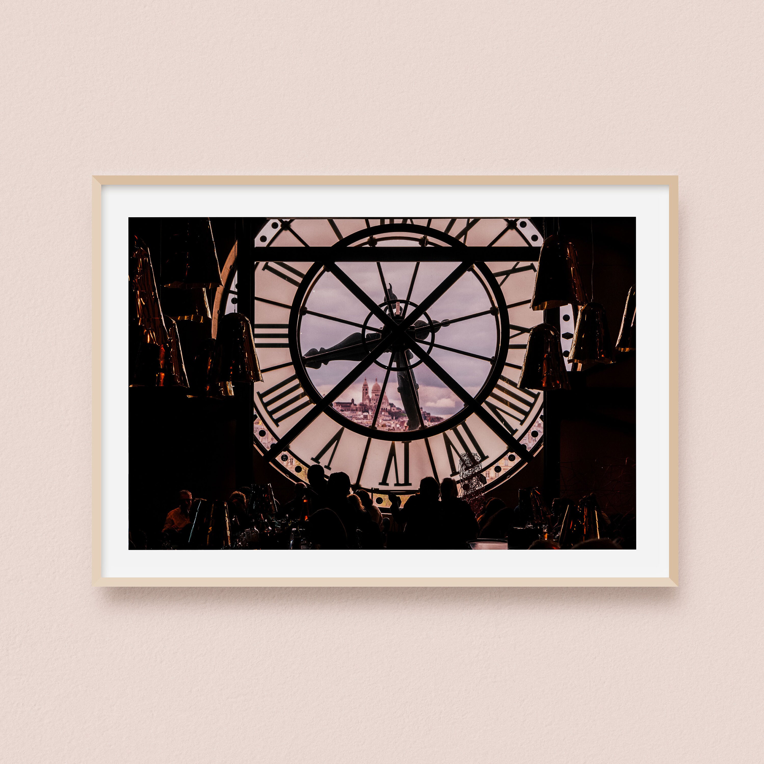 Impression Photo ou Toile de L'horloge Du Musée d'orsay à Paris