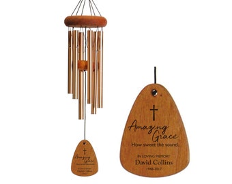 Amazing Grace Memorial Wind Chime | Sympathy Gift | Bereavement gift | Remembrance gift | In Loving Memory of