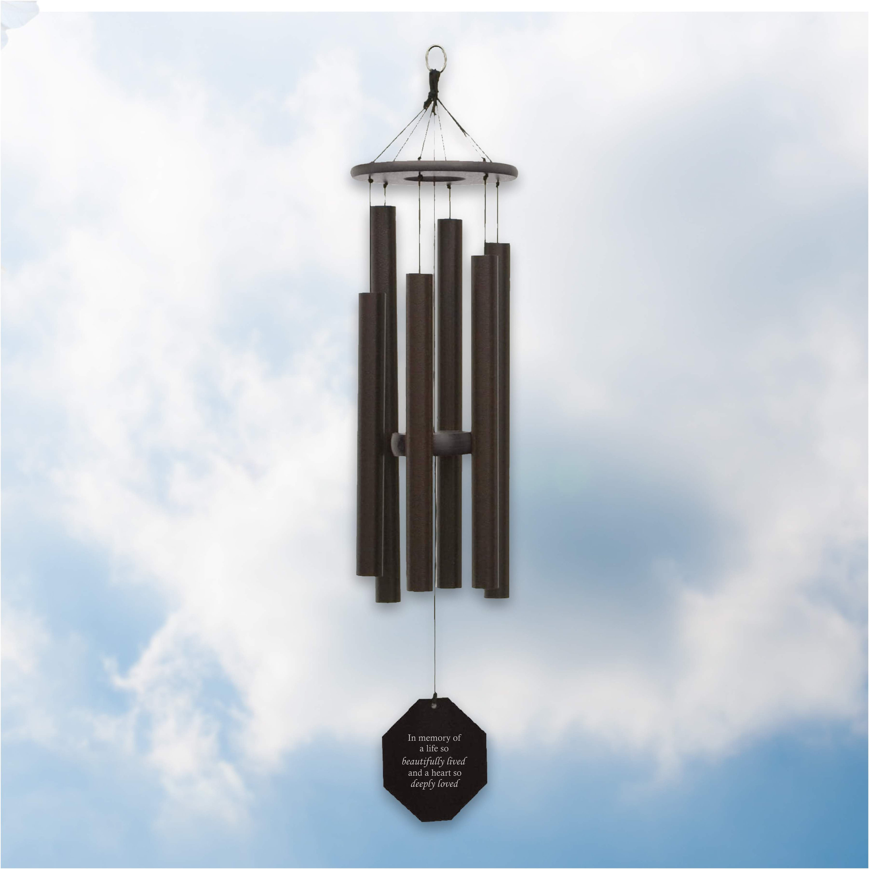 Memorial Wind Chime in Memory of a Life so Beautifully Lived Etsy