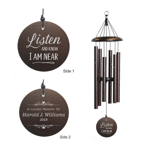 memorial wind chimes for husband