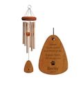 Personalized Pet Memorial Wind Chime | Listen to the Wind | Dog Loss Remembrance, | Made in USA