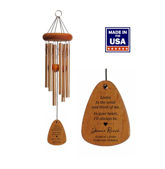 Personalized Memorial Wind Chime | Sympathy Gift, In Memory Of