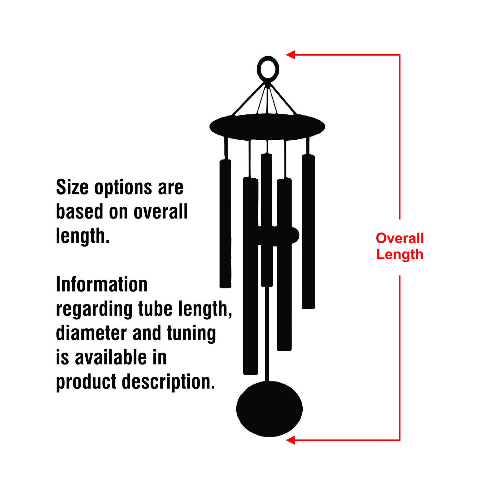 Memorial Wind Chime 18 Inch Wind Chime in Memory of a Life Etsy