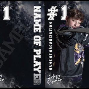 Sports Banner Digital Template /  Banner Ice Hockey Template / Template Ice Hockey Poster / Instant Download / High Resolution