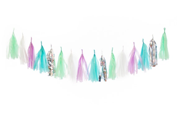 Under the Sea Tassel Garland - Mermaids Party Decorations Il_570xn